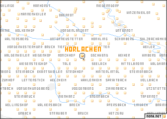 map of Horlachen