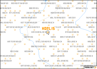 map of Hörlis