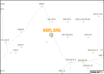 map of Horlong
