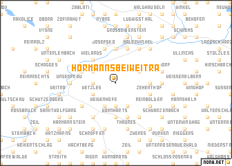 map of Hörmanns bei Weitra