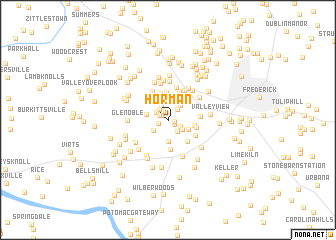 map of Horman