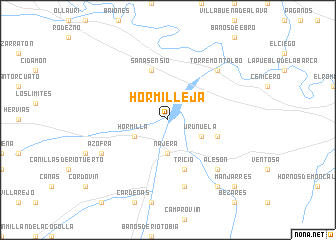 map of Hormilleja