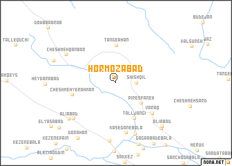 map of Hormozābād