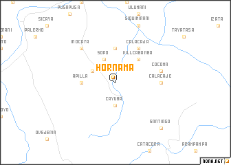 map of Hornama