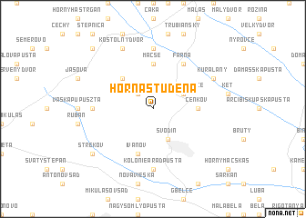 map of Horná Studená