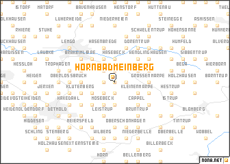 map of Horn-Bad Meinberg