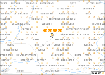 map of Hornberg