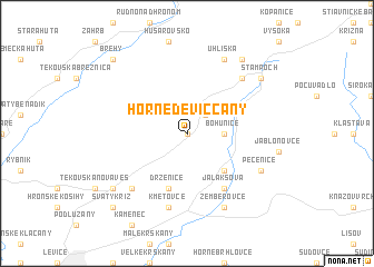 map of Horné Devičcany