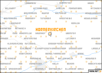 map of Hörnerkirchen