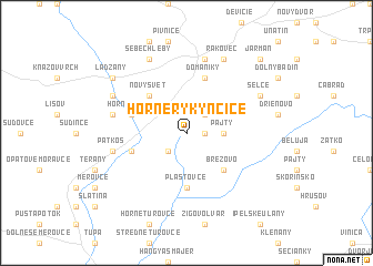 map of Horné Rykynčice
