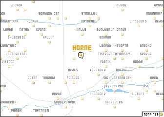 map of Horne