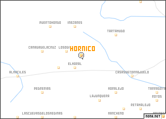 map of Hornico