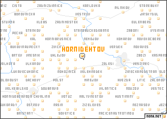 map of Horní Dehtov