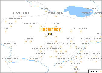 map of Horní Fořt