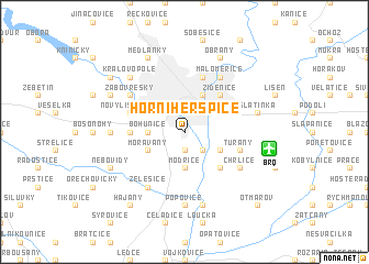 map of Horní Heršpice