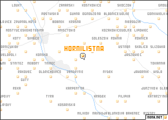 map of Horní Líštná