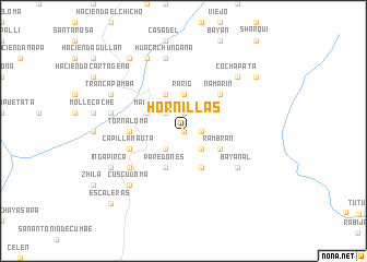 map of Hornillas