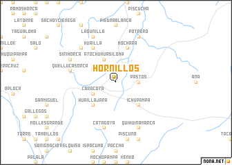 map of Hornillos