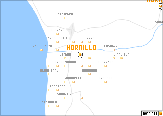 map of Hornillo