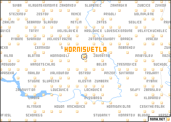 map of Horní Světlá