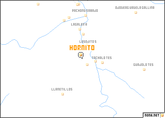 map of Hornito