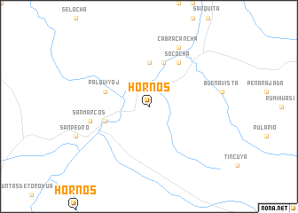 map of Hornos