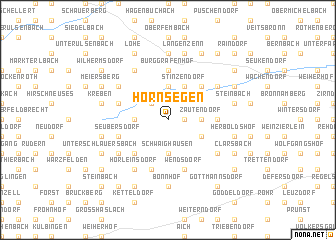 map of Hornsegen