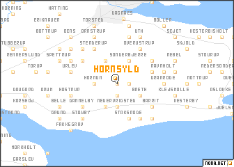 map of Hornsyld