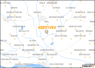 map of Horný Vék