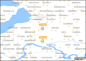 map of Hörn