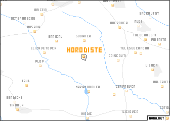 map of Horodişte