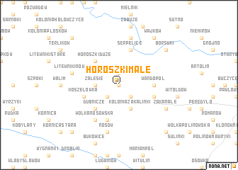 map of Horoszki Małe