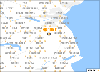 map of Hørret