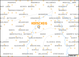 map of Hörscheid
