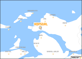 map of Horsdal