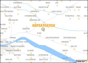 map of Horsensenge