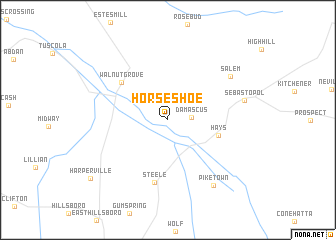 map of Horseshoe