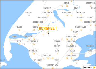 map of Horsfelt