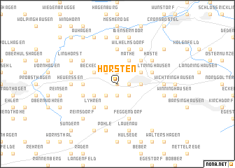 map of Horsten