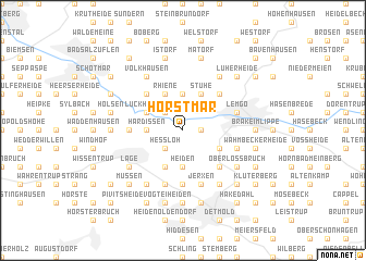 map of Hörstmar