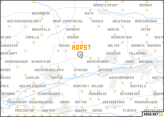 map of Horst