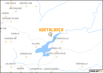 map of Hortalanca