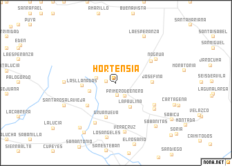 map of Hortensia