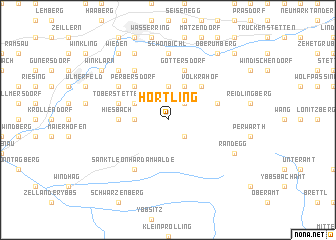 map of Hörtling