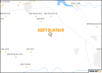 map of Hortolândia