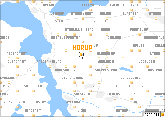 map of Hørup