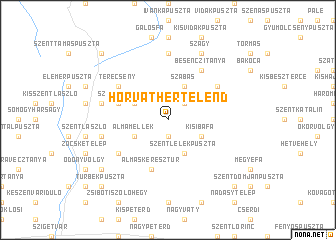 map of Horváthertelend