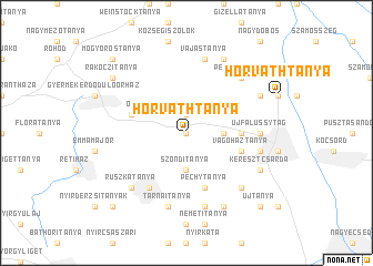 map of Horváthtanya
