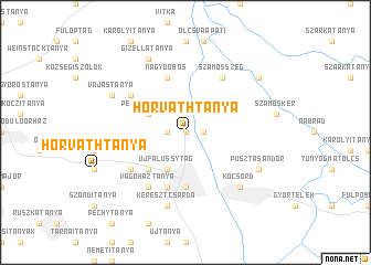map of Horváthtanya