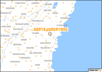 map of Horyejungp\
